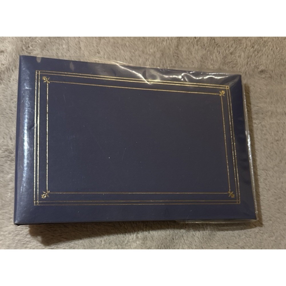 Pioneer E-Z Load 5X7 Memory Book 20 Top Loading Pages Acid Free Blue NEW